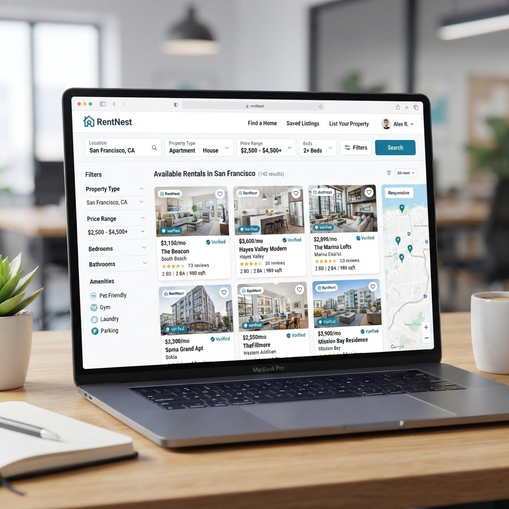 RentNest - Rental Marketplace